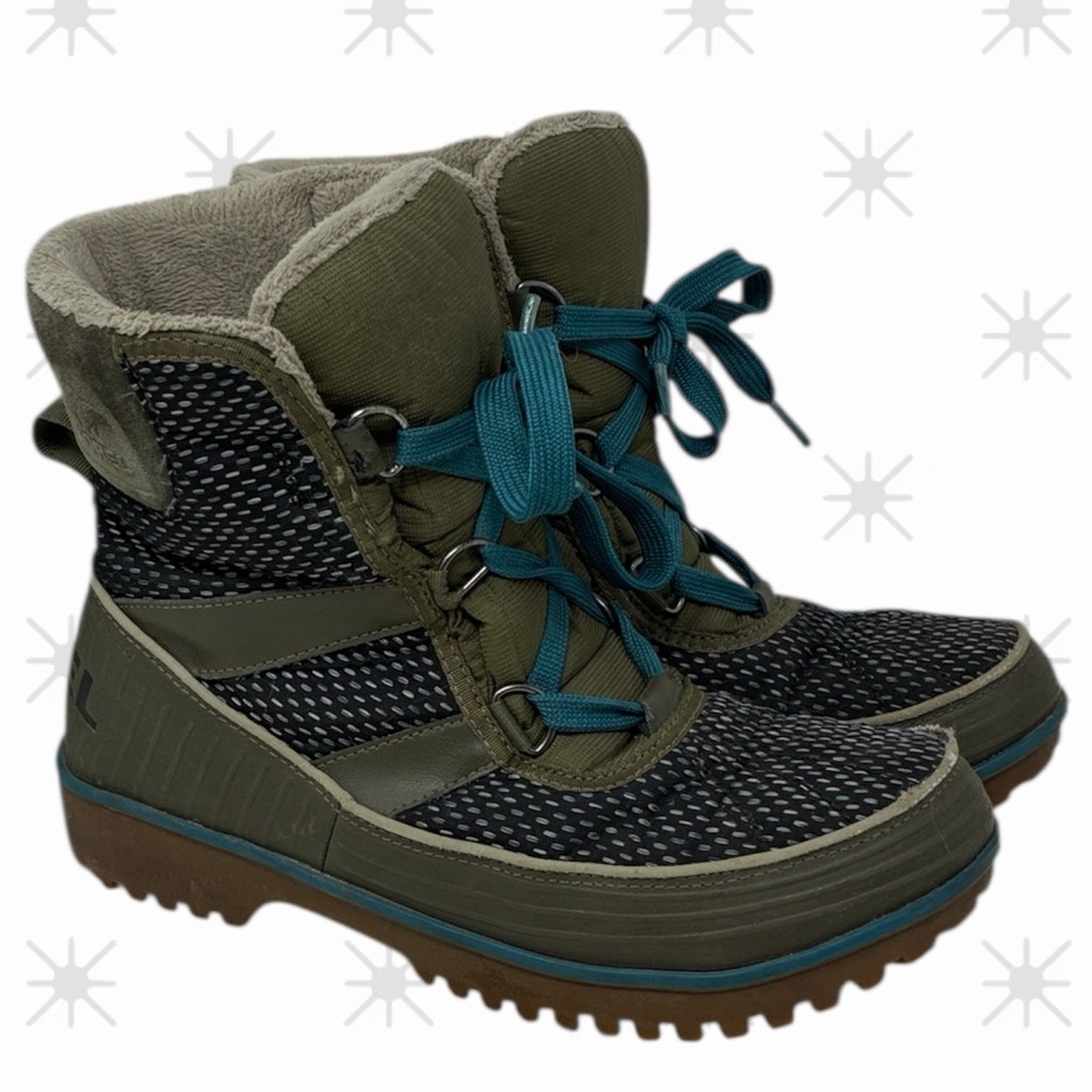 SOREL Tivoli II Winter In Peatmoss Boots Snow Outdoor Gorpcore Women’s Size 8